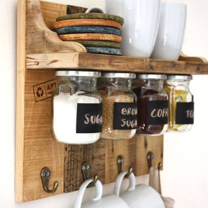 Mensola porta spezie